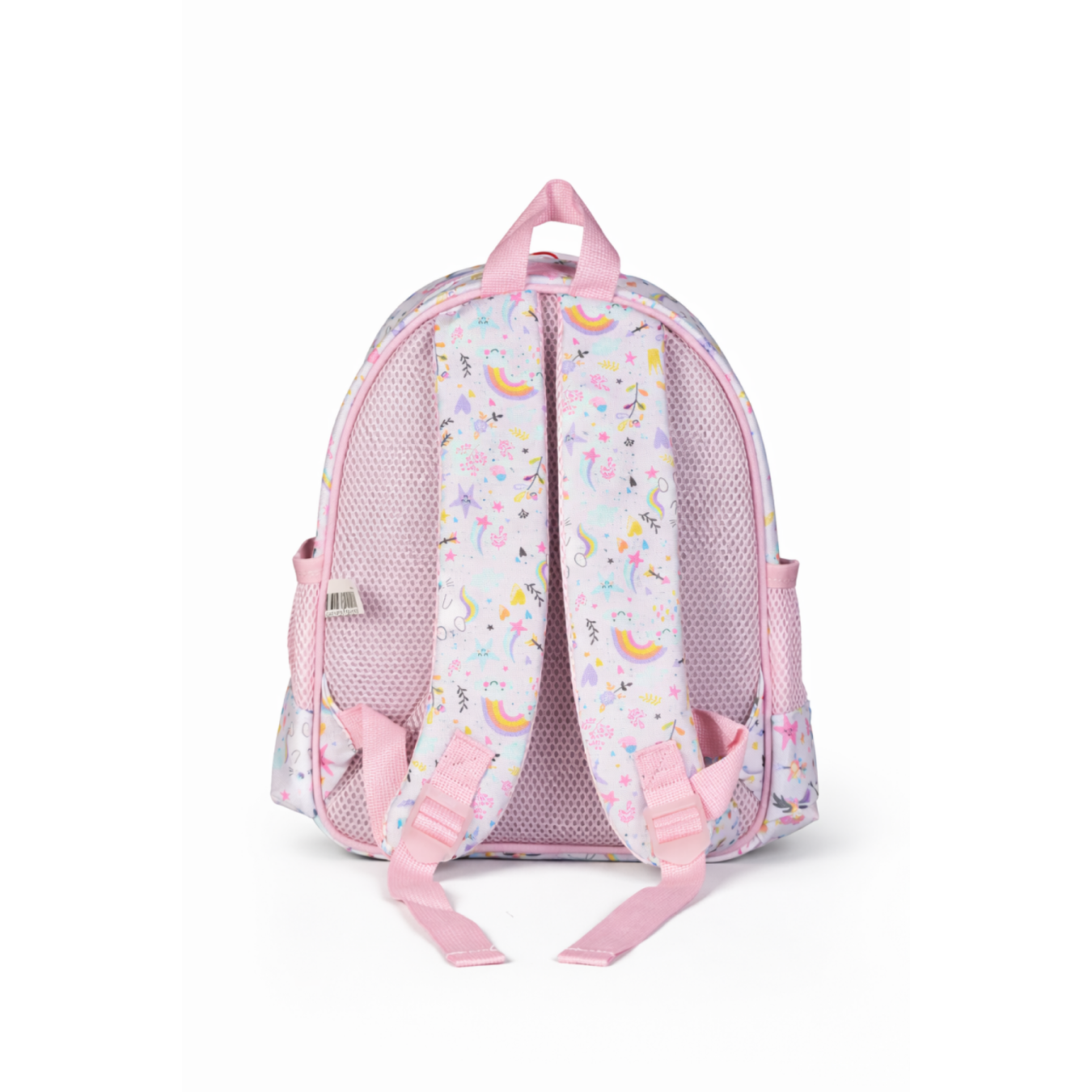 ME TEAM  Unicorn Kedi Desenli Anaokulu Çantası - Pembe Kız Çocuk Kreş ve Sırt Çantası