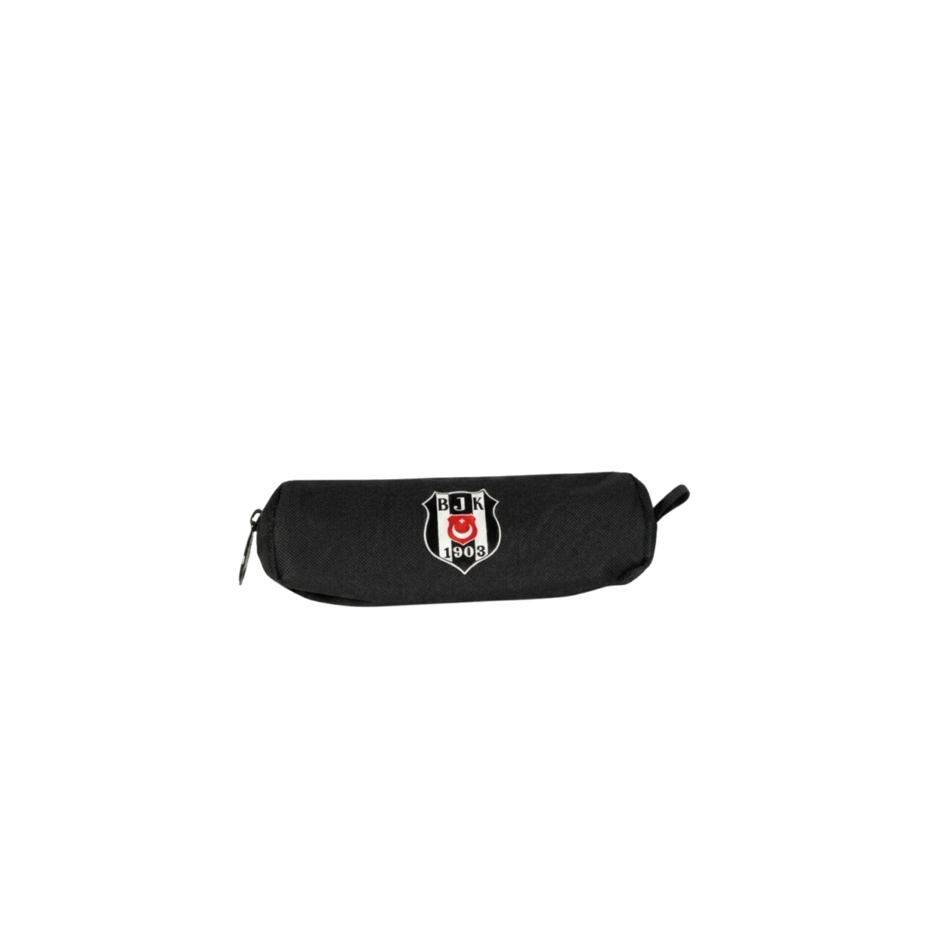 Beşiktaş Lisanslı Siyah Sosis Kalemlik - Tek Bölmeli Silindir Okul Kalem Çantası
