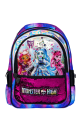 Monster High Lisanslı Payetli Okul Çantası - 3 Bölmeli Holografik Kız Çocuk Sırt Çantası