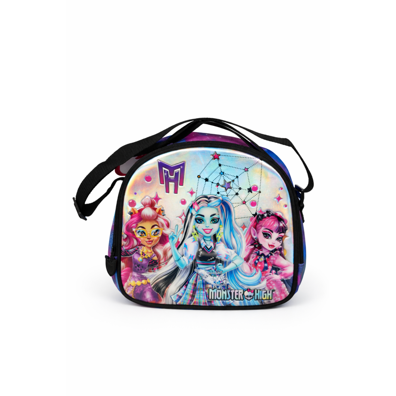 Monster High Lisanslı Beslenme Çantası - Holografik PVC Kaplamalı Kız Çocuk Beslenme Çantası