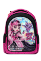 Monster High Draculaura Lisanslı Okul Çantası - 3 Bölmeli Holografik Pembe Kız Çocuk Sırt Çantası
