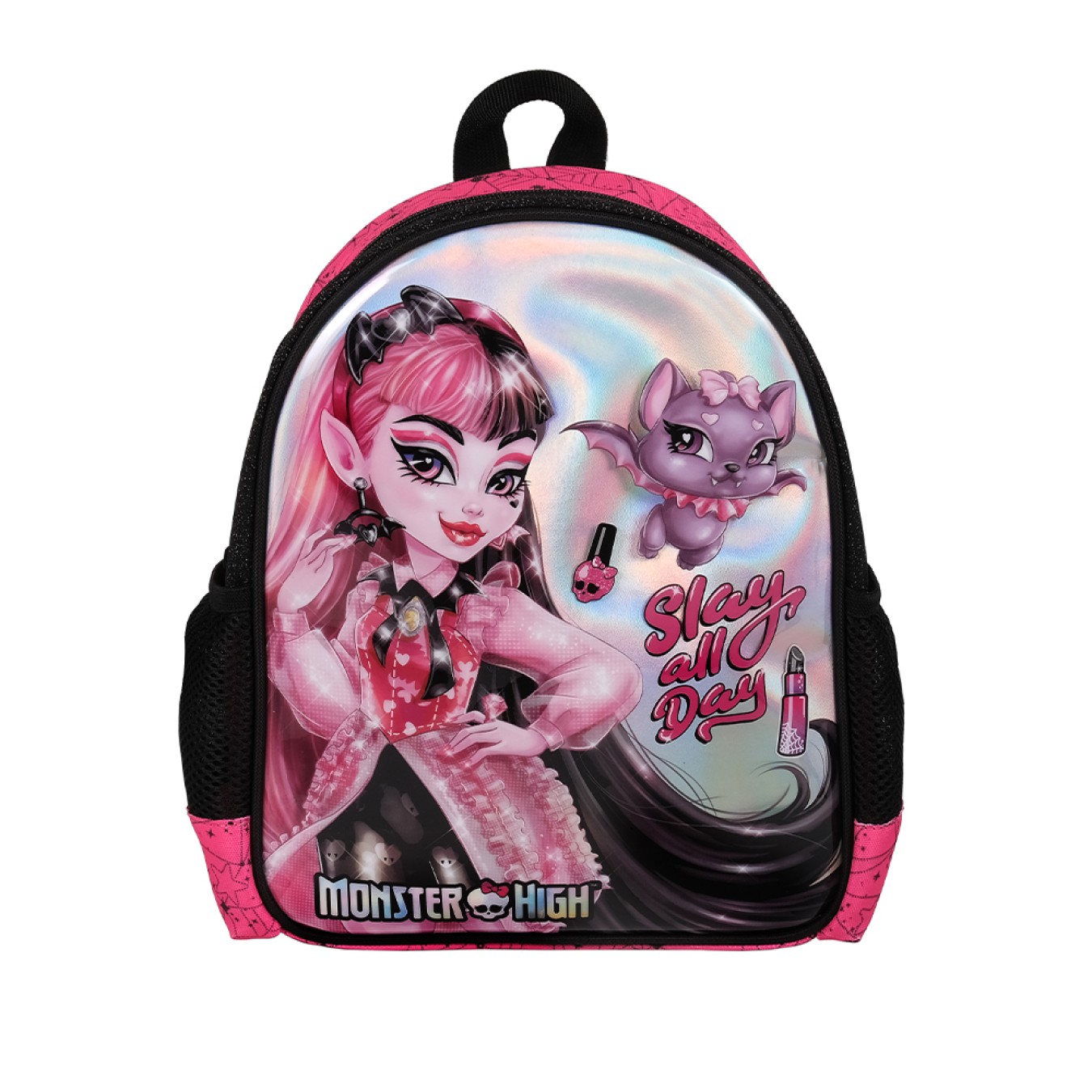 Monster High Draculaura Lisanslı Anaokulu Çantası - Holografik Kız Çocuk Kreş Çantası