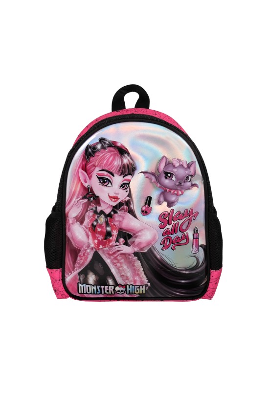 Monster High Draculaura Lisanslı Anaokulu Çantası - Holografik Kız Çocuk Kreş Çantası