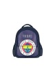 Fenerbahçe Lisanslı Logo Baskılı Okul Çantası - Lacivert 3 Bölmeli Sırt Çantası