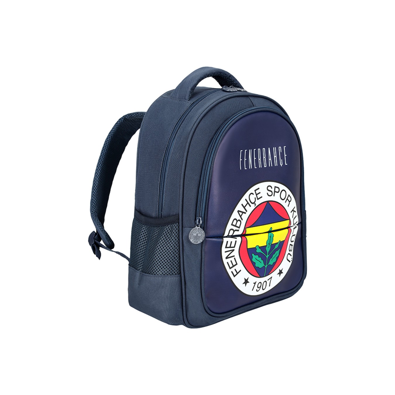 Fenerbahçe Lisanslı Logo Baskılı Okul Çantası - Lacivert 3 Bölmeli Sırt Çantası