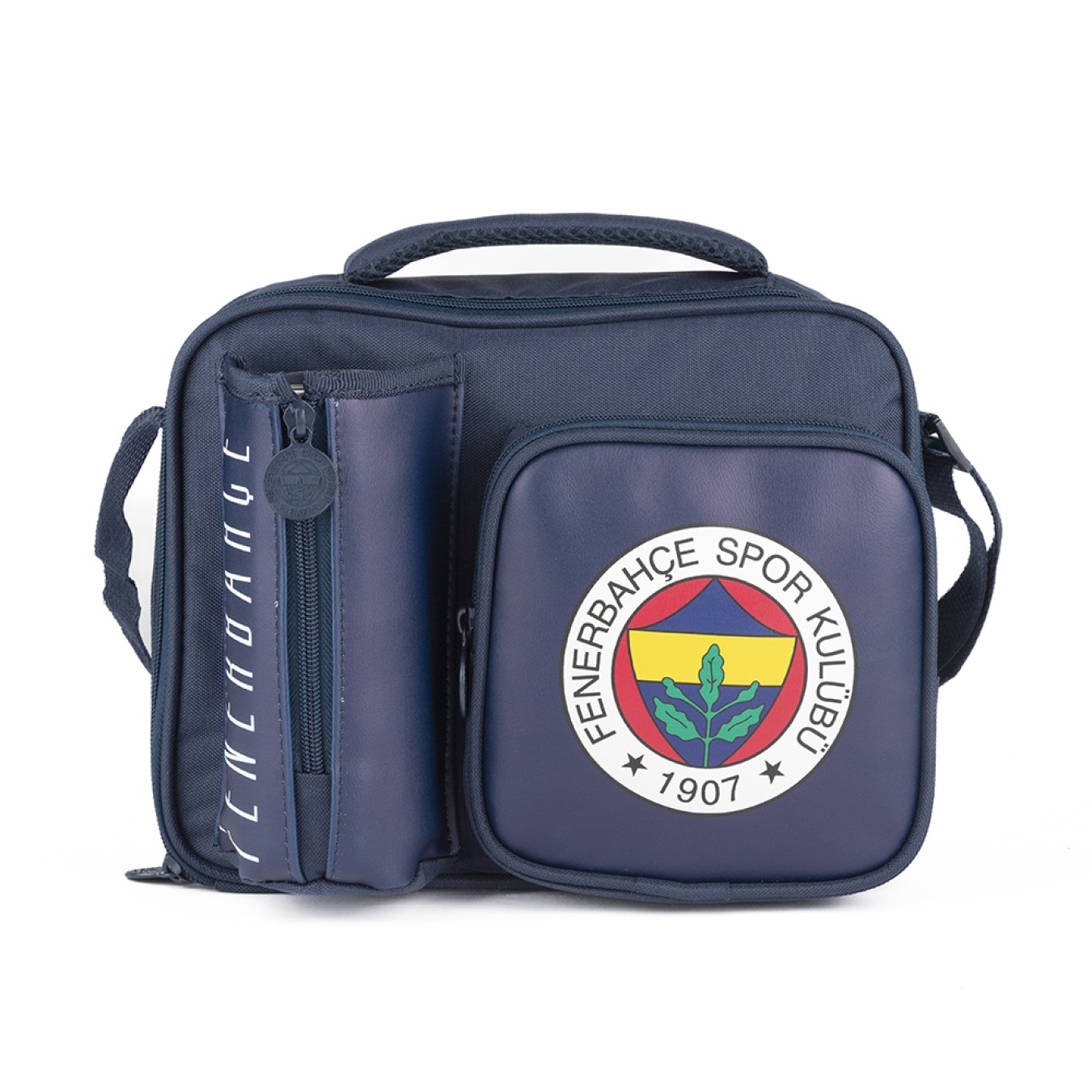 Fenerbahçe Lisanslı Logo Baskılı Beslenme Çantası - Lacivert 3 Bölmeli Okul Çantası