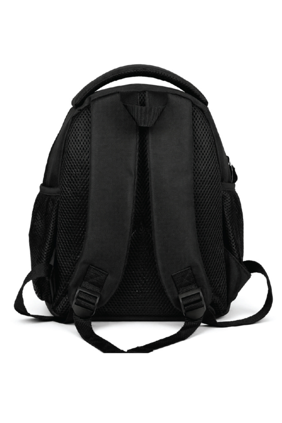 Beşiktaş Lisanslı 3D Futbol Topu Baskılı Anaokulu Çantası - 2 Bölmeli Küçük Boy Sırt Çantası