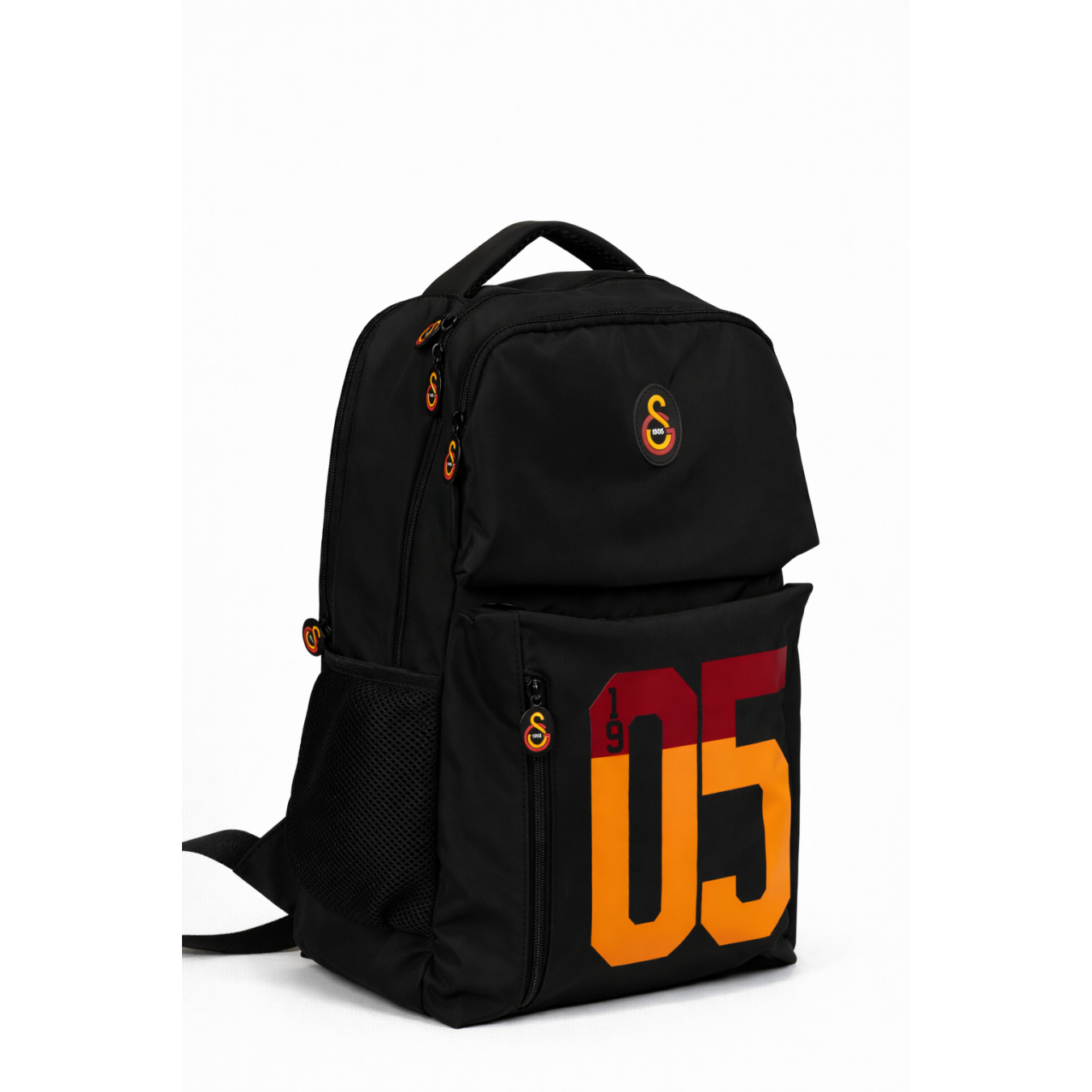 Galatasaray Lisanslı 3 Bölmeli Sırt Çantası - 1905 Baskılı Laptop Gözlü Su İtici Okul Çantası