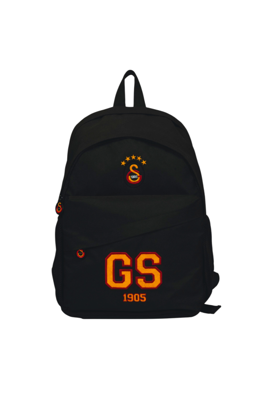Galatasaray Lisanslı Laptop Bölmeli Sırt Çantası - Siyah Erkek Çocuk Okul Çantası