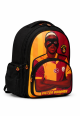 Galatasaray Lisanslı Victor Osimhen Figürlü 3 Bölmeli Okul Çantası - Laptop Bölmeli Su İtici Kumaşlı Sırt Çantası