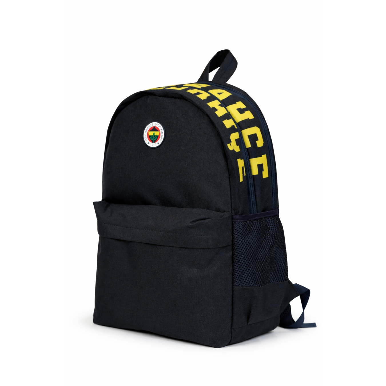 Fenerbahçe Lisanslı Su İtici Kumaşlı Sırt Çantası - Laptop Bölmeli & Kabartma Logolu Okul Çantası