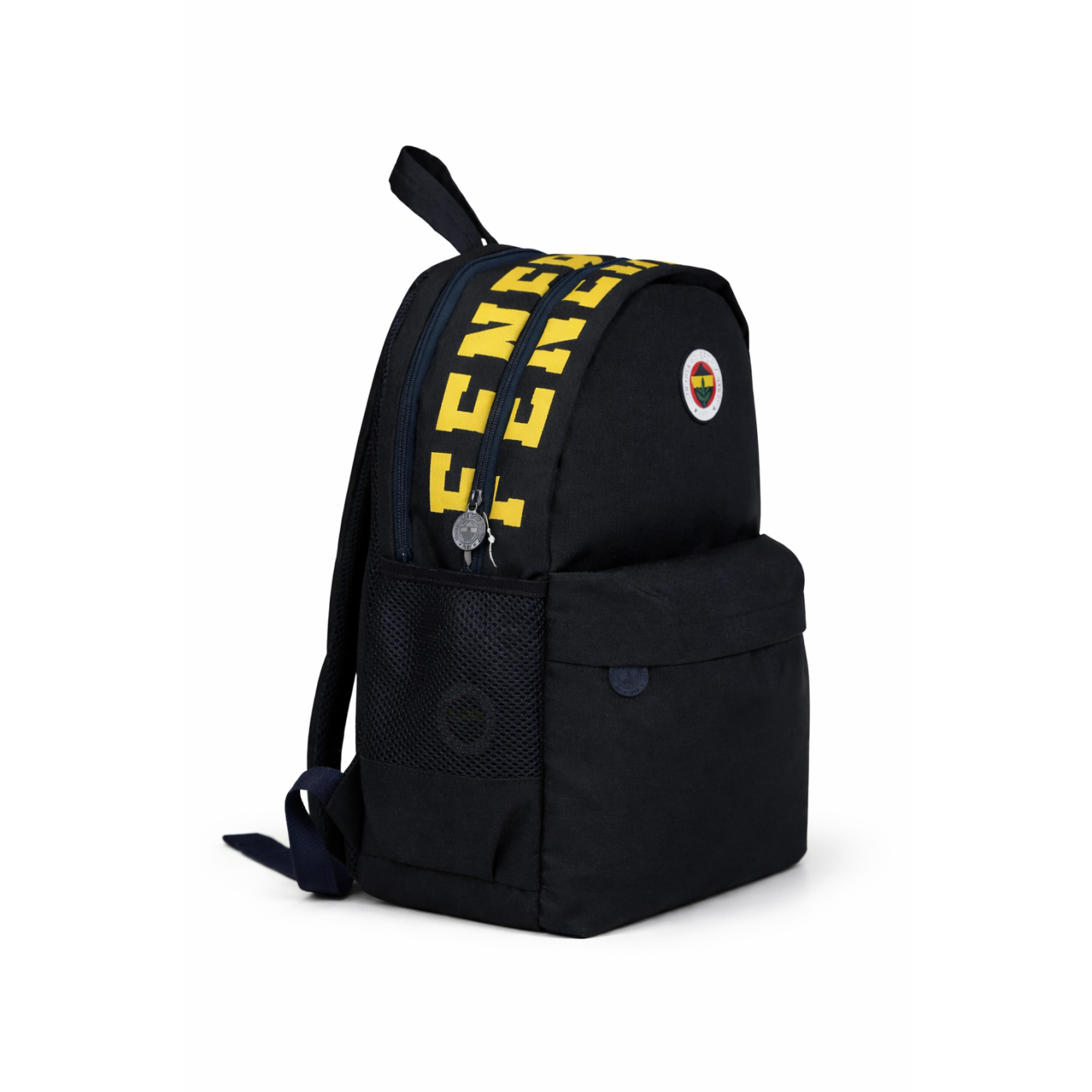 Fenerbahçe Lisanslı Su İtici Kumaşlı Sırt Çantası - Laptop Bölmeli & Kabartma Logolu Okul Çantası