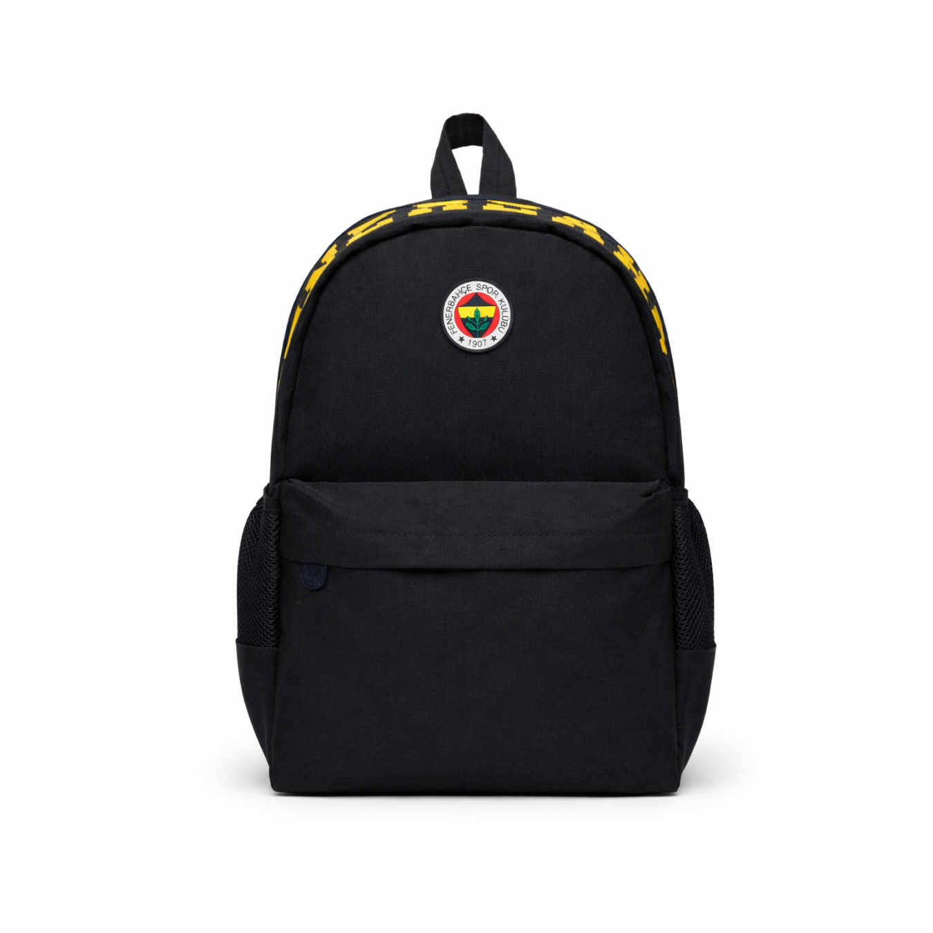 Fenerbahçe Lisanslı Su İtici Kumaşlı Sırt Çantası - Laptop Bölmeli & Kabartma Logolu Okul Çantası