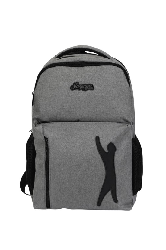 Slazenger Lisanslı Logolu Sırt Çantası - Gri 3 Bölmeli Sırt Çantası
