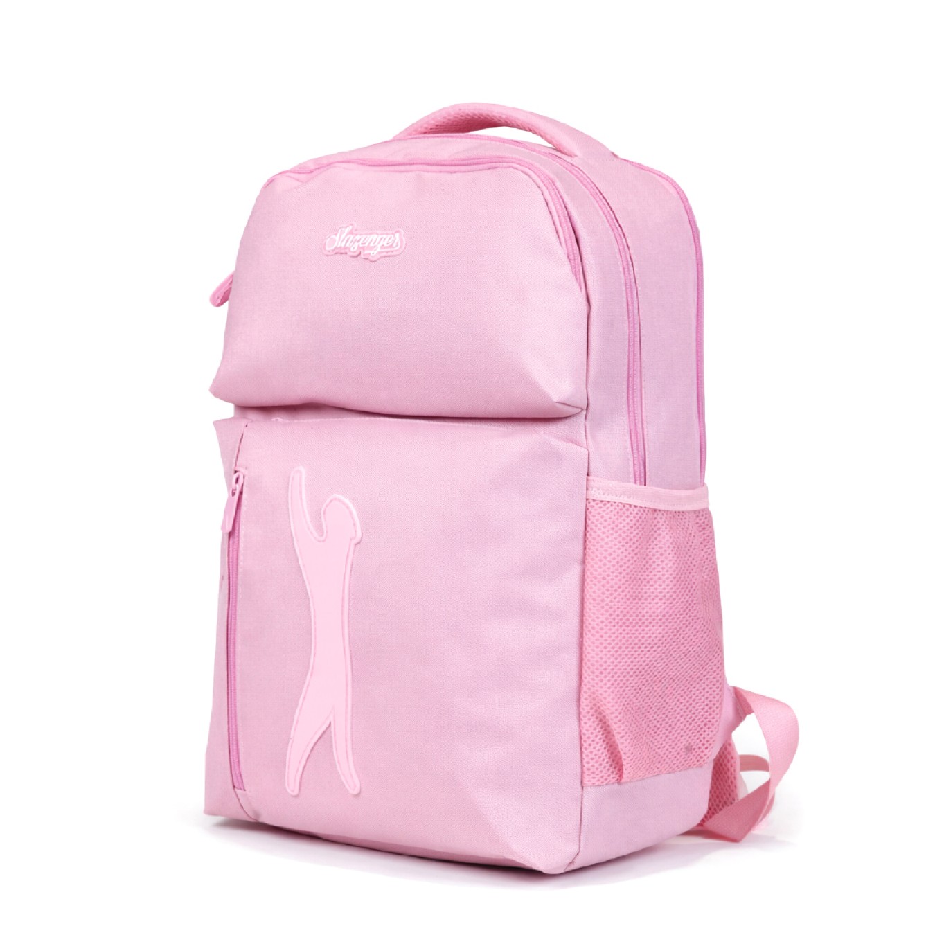 Slazenger Lisanslı Logolu Sırt Çantası - Pembe 3 Bölmeli Sırt Çantası