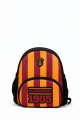 Galatasaray Lisanslı Logo Baskılı Anaokulu Çantası - Sarı Kırmızı 2 Bölmeli Sırt Çantası
