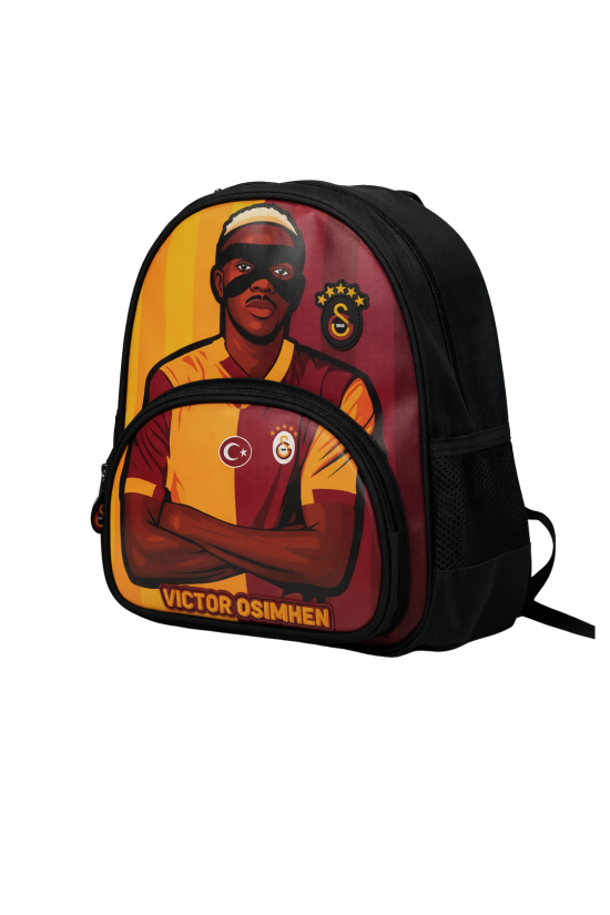 Galatasaray Lisanslı Victor Osimhen Anaokulu Çantası – GS Kreş Çantası