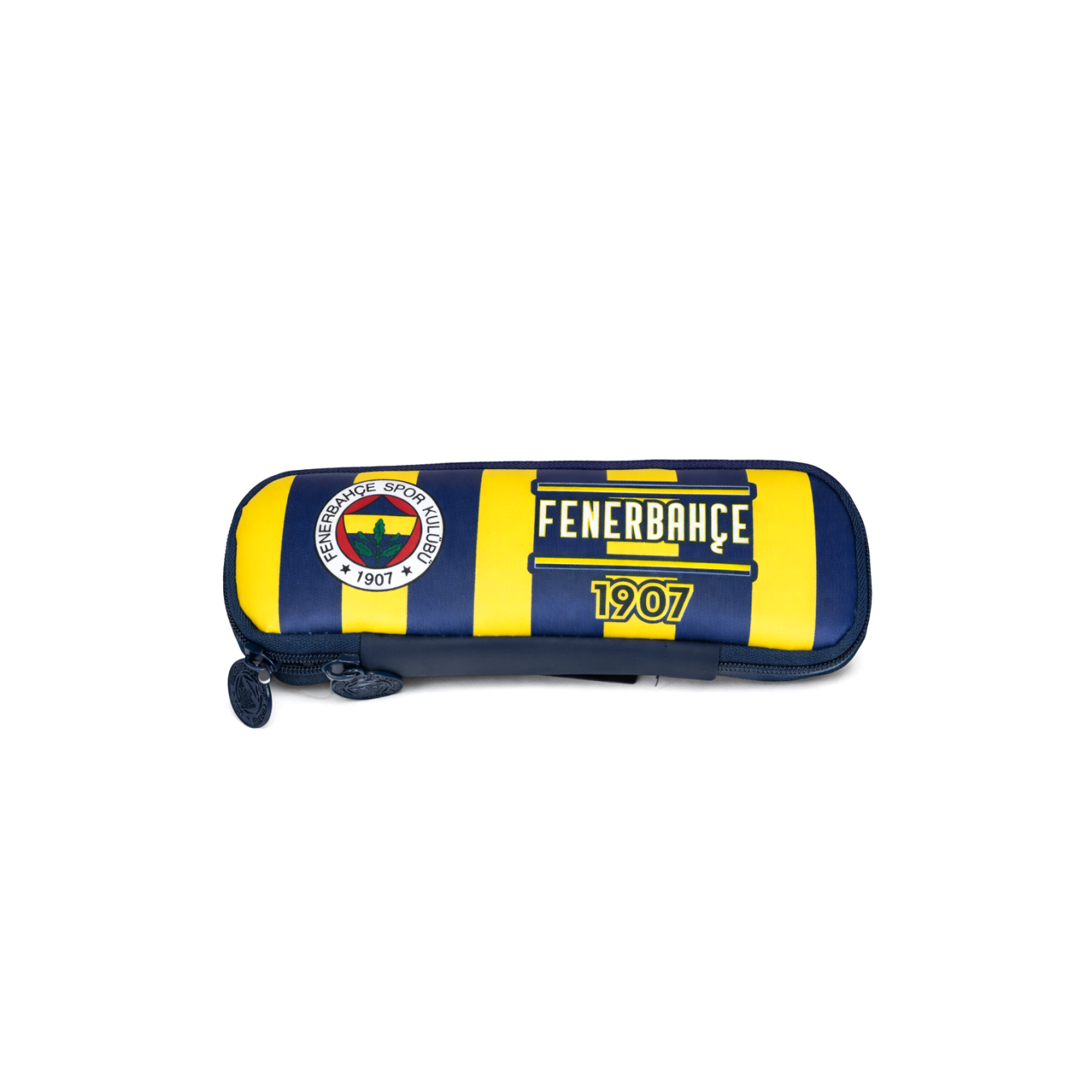 Fenerbahçe Lisanslı Çubuklu Kalemlik - Sarı Lacivert Tek Bölmeli Kalem Çantası