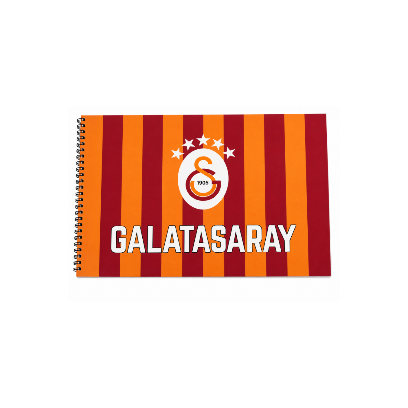 Galatasaray Lisanslı 4'lü Okul Resim Defteri Seti - 24x34 cm Spiralli 15 Yaprak Defter