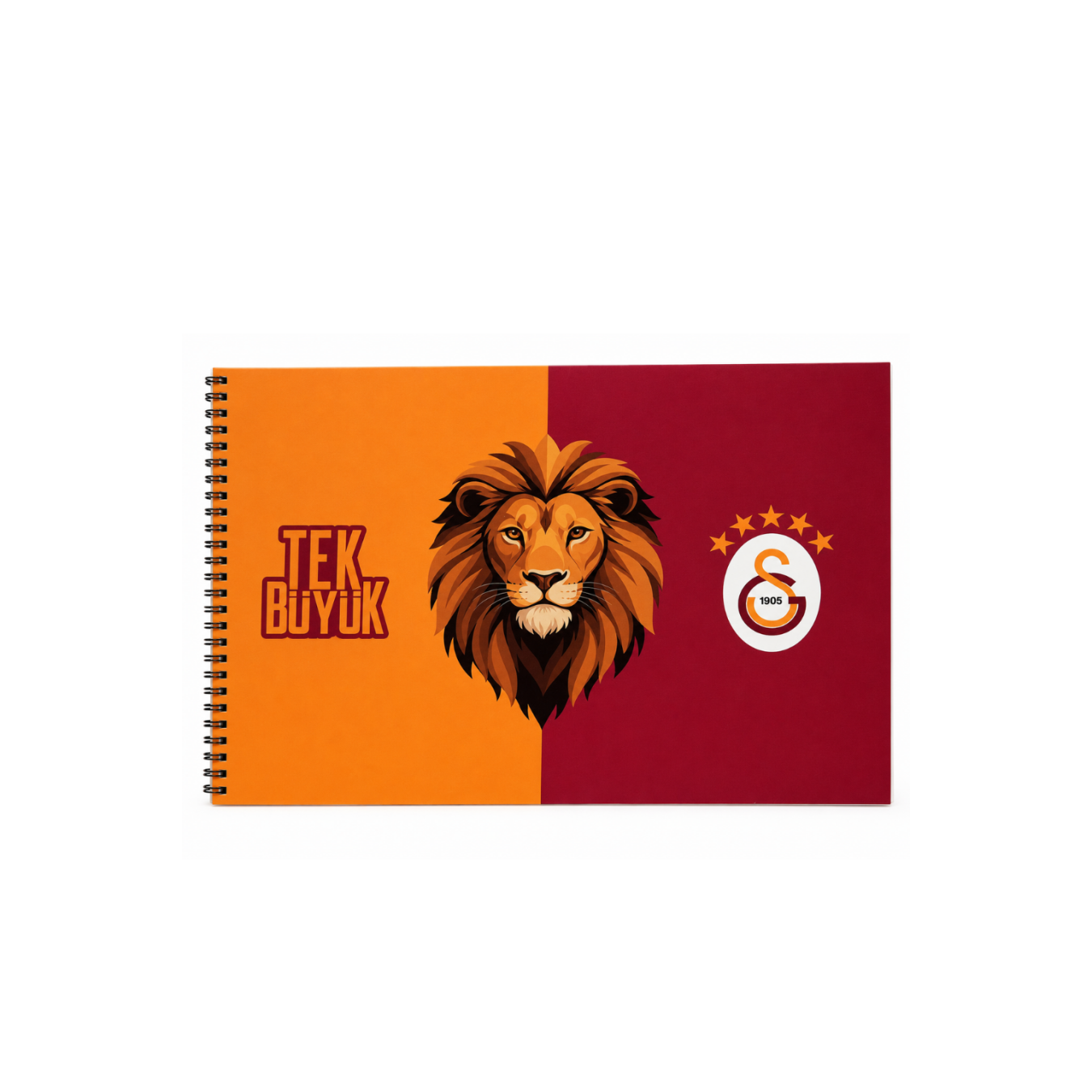 Galatasaray Lisanslı 4'lü Okul Resim Defteri Seti - 24x34 cm Spiralli 15 Yaprak Defter