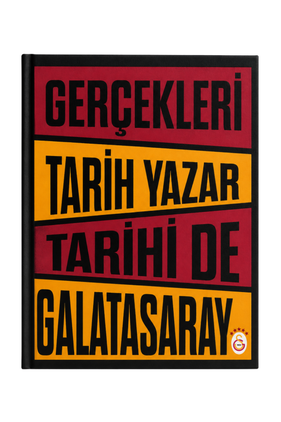 Galatasaray Lisanslı Gerçekleri Tarih Yazar Baskılı Defter - Sert Kapak Çizgili Okul Not Defteri