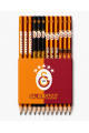 Galatasaray Lisanslı Taraftar Kurşun Kalem Seti - Çocuklar İçin 4 Çeşit 12'li Kalem Paketi