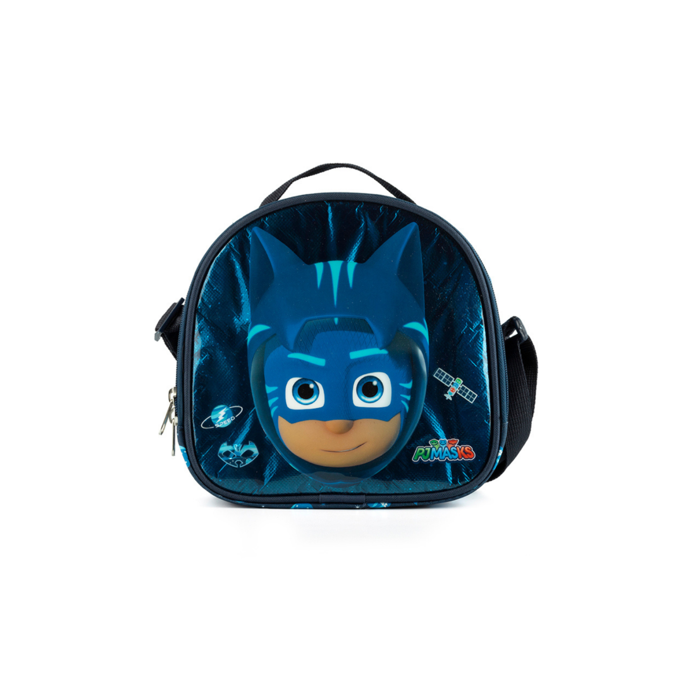 Pijamaskeliler Lisanslı PVC Detaylı Catboy Lacivert Orijinal Beslenme çantası
