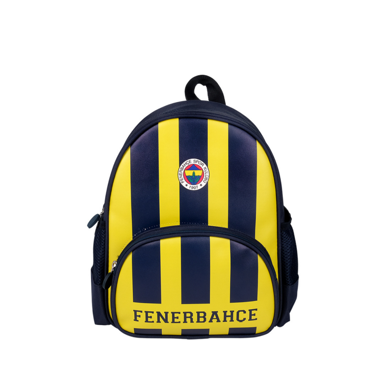 Fenerbahçe Lisanslı Sarı Lacivert Orijinal Suni Deri Anaokulu çantası
