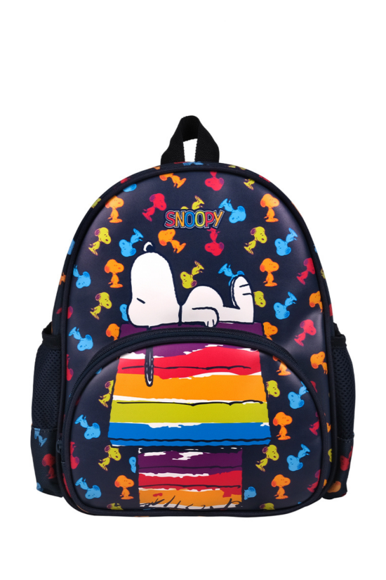 Snoopy Lisanslı Sleeping Renkli Orijinal Anaokulu çantası