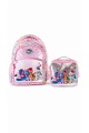 My Little Pony Lisanslı Okul Çantası ve Beslenme Çantası İkili Okul Seti Pembe Simli