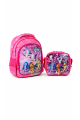 My Little Pony Lisanslı Okul Çantası ve Beslenme Çantası İkili Okul Seti Pembe Desenli