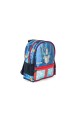 Transformers Optimus Prime Lisanslı PVC Ön Panelli Anaokulu Çantası ve Beslenme Çantası İkili Okul Seti Mavi