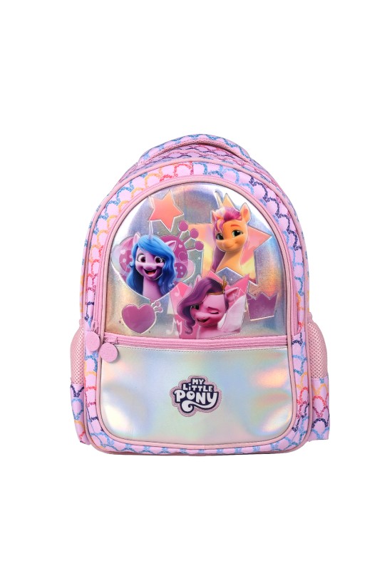 My Little Pony Lisanslı Okul Çantası, Kalemlik ve Matara 3'lü Okul Seti Holografik Pembe