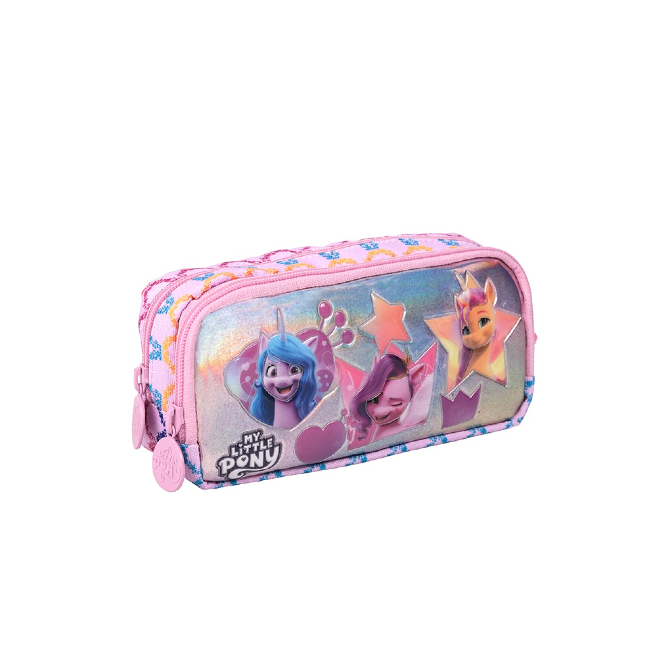 My Little Pony Lisanslı Okul Çantası, Kalemlik ve Matara 3'lü Okul Seti Holografik Pembe