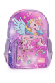 Me Team Unicorn baskılı Lila Okul çantası
