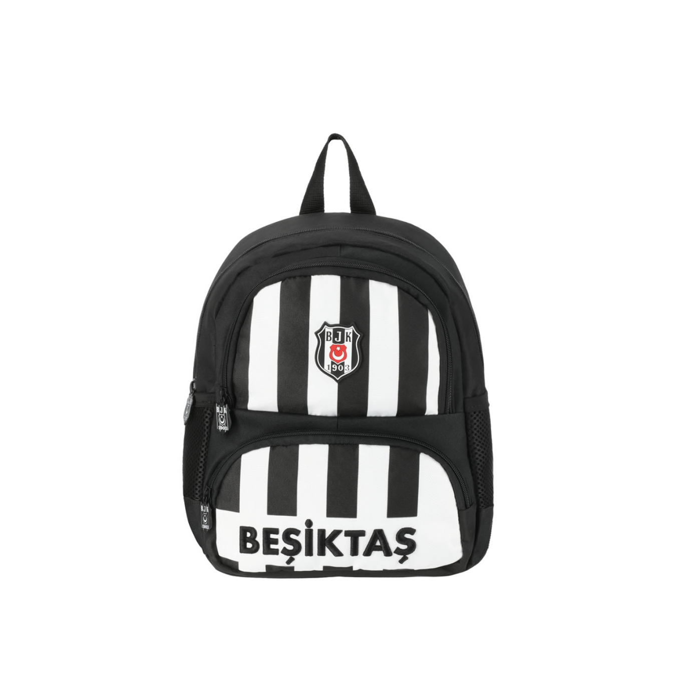 Beşiktaş Lisanslı Logo Detaylı Siyah Beyaz Orijinal Anaokulu çantası