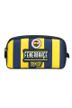 Fenerbahçe Lisanslı Kalemlik - Çubuklu Tasarım 2 Bölmeli Kalem Çantası