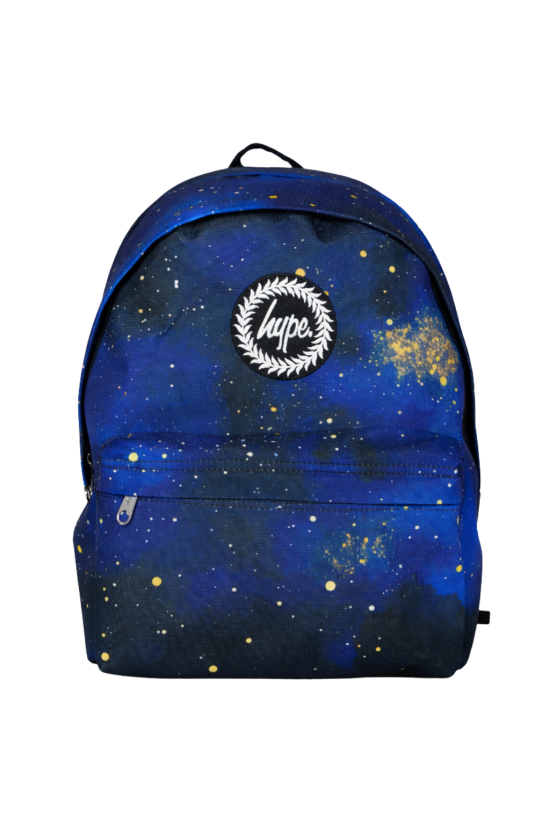 Hype Lisanslı Galaksi Uzay Desenli Sırt Çantası - 3 Bölmeli Laptop Gözlü Okul Çantası