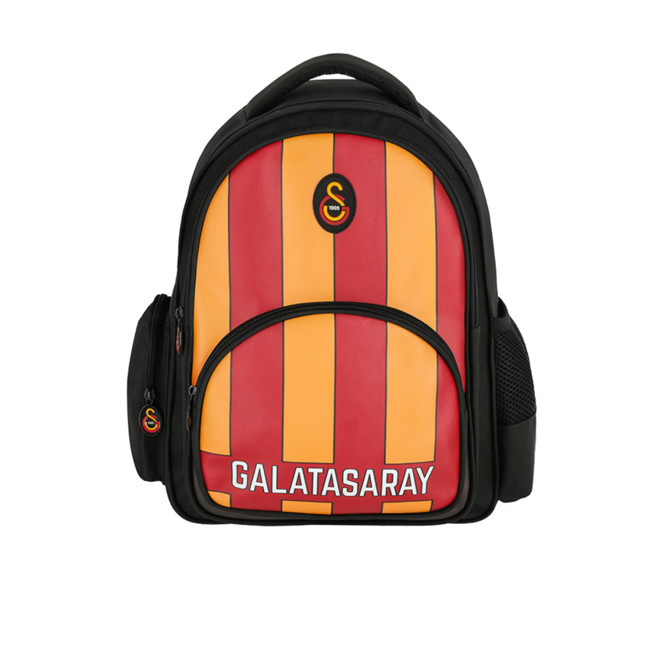 Galatasaray Lisanslı Çok Bölmeli Sarı kırmızı Orijinal Suni Deri Okul çantası
