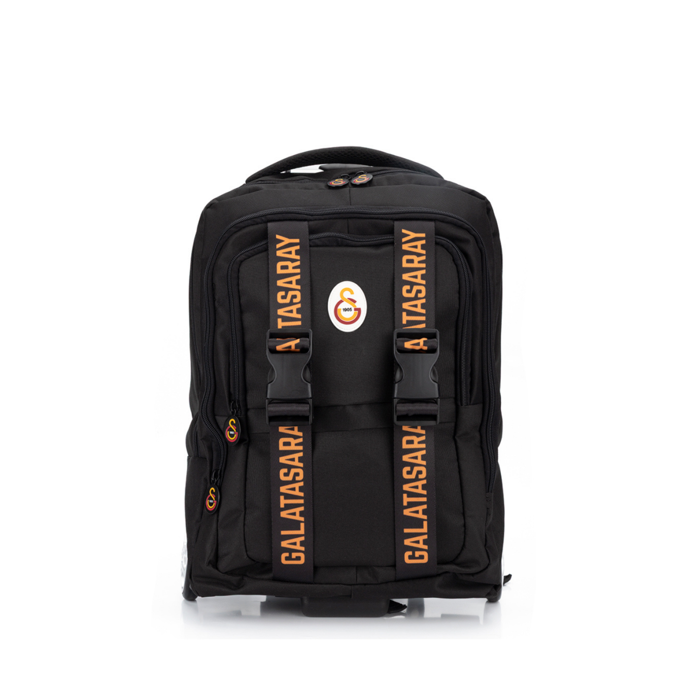 Galatasaray Lisanslı Logo Detaylı Siyah Orijinal Tekerlekli Trolley Okul çantası