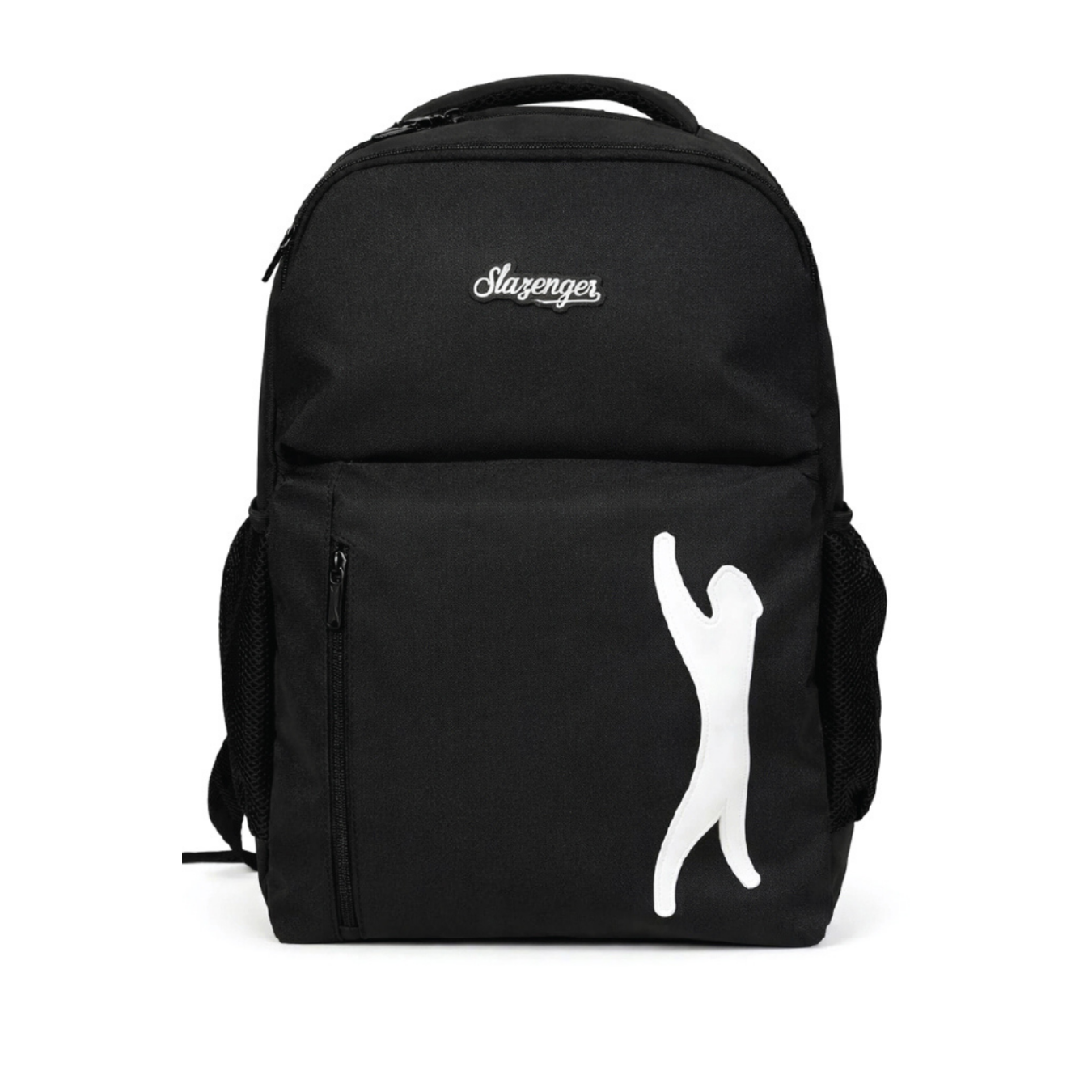 Slazenger Lisanslı Logolu Sırt Çantası - Siyah 3 Bölmeli Sırt Çantası