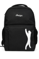 Slazenger Lisanslı Logolu Sırt Çantası - Siyah 3 Bölmeli Sırt Çantası