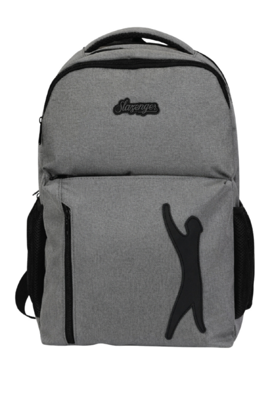 Slazenger Lisanslı Logolu Sırt Çantası - Gri 3 Bölmeli Sırt Çantası