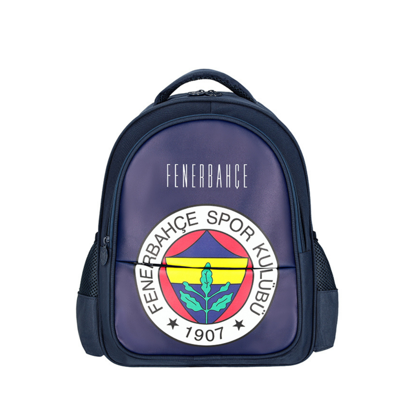 Fenerbahçe Lisanslı Logo Baskılı Okul Çantası - Lacivert 3 Bölmeli Sırt Çantası
