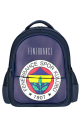 Fenerbahçe Lisanslı Logo Baskılı Okul Çantası - Lacivert 3 Bölmeli Sırt Çantası