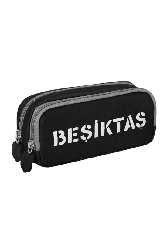 Beşiktaş Lisanslı 2 Bölmeli Siyah Orijinal Kalemlik