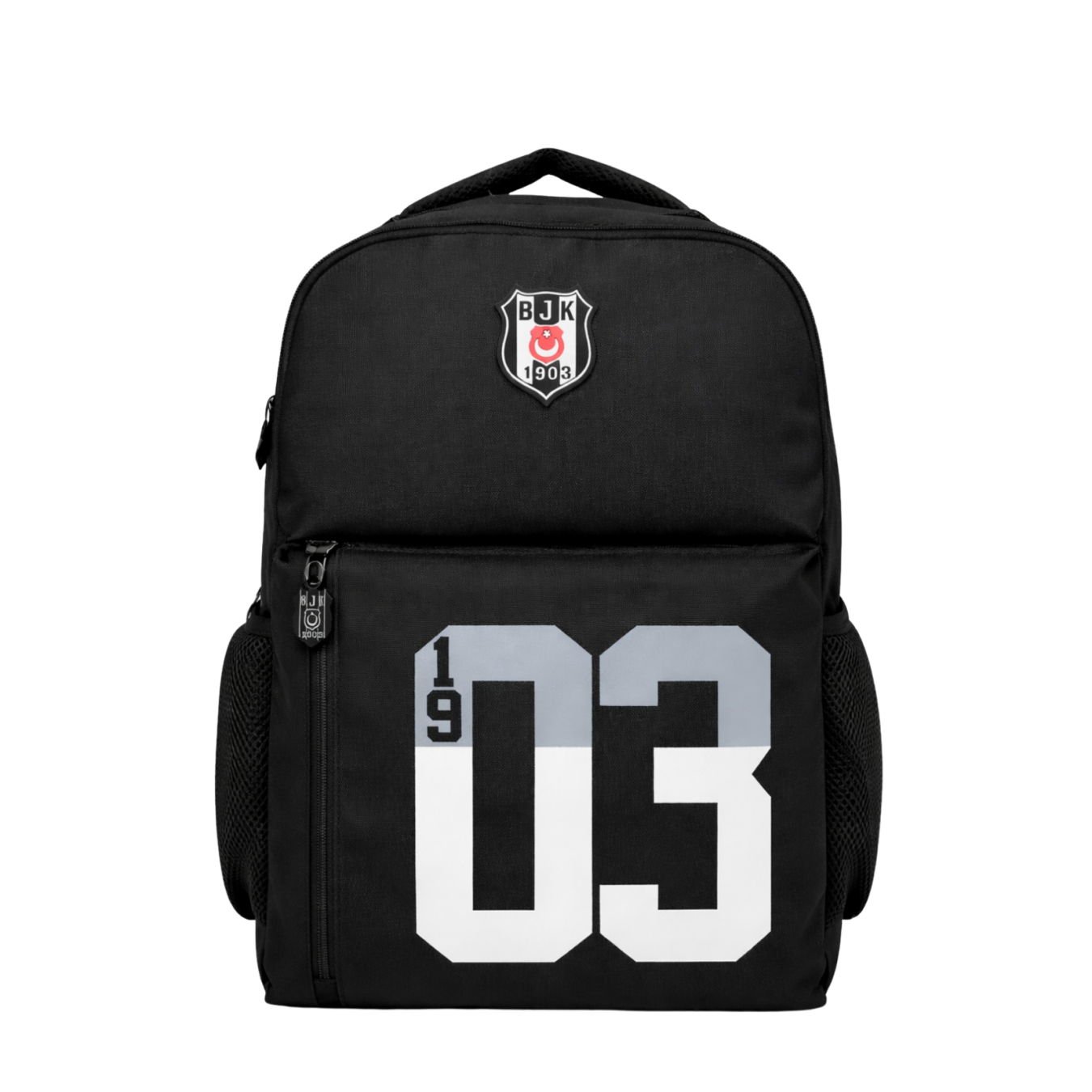 Beşiktaş Lisanslı 3 Bölmeli Sırt Çantası - Laptop Gözlü Su İtici 1903 Baskılı Okul Çantası