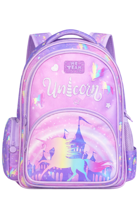 ME TEAM Unicorn Kız Çocuk Okul Çantası – İlkokul Sırt Çantası, Çok Bölmeli Okul Çantası