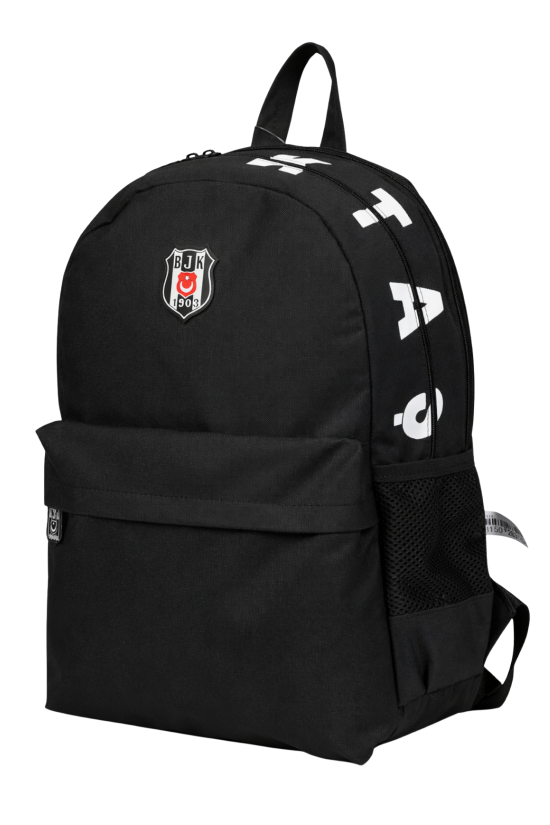 Beşiktaş Lisanslı 3 Bölmeli Sırt Çantası - Laptop Gözlü Su İtici Baskı Detaylı Okul Çantası