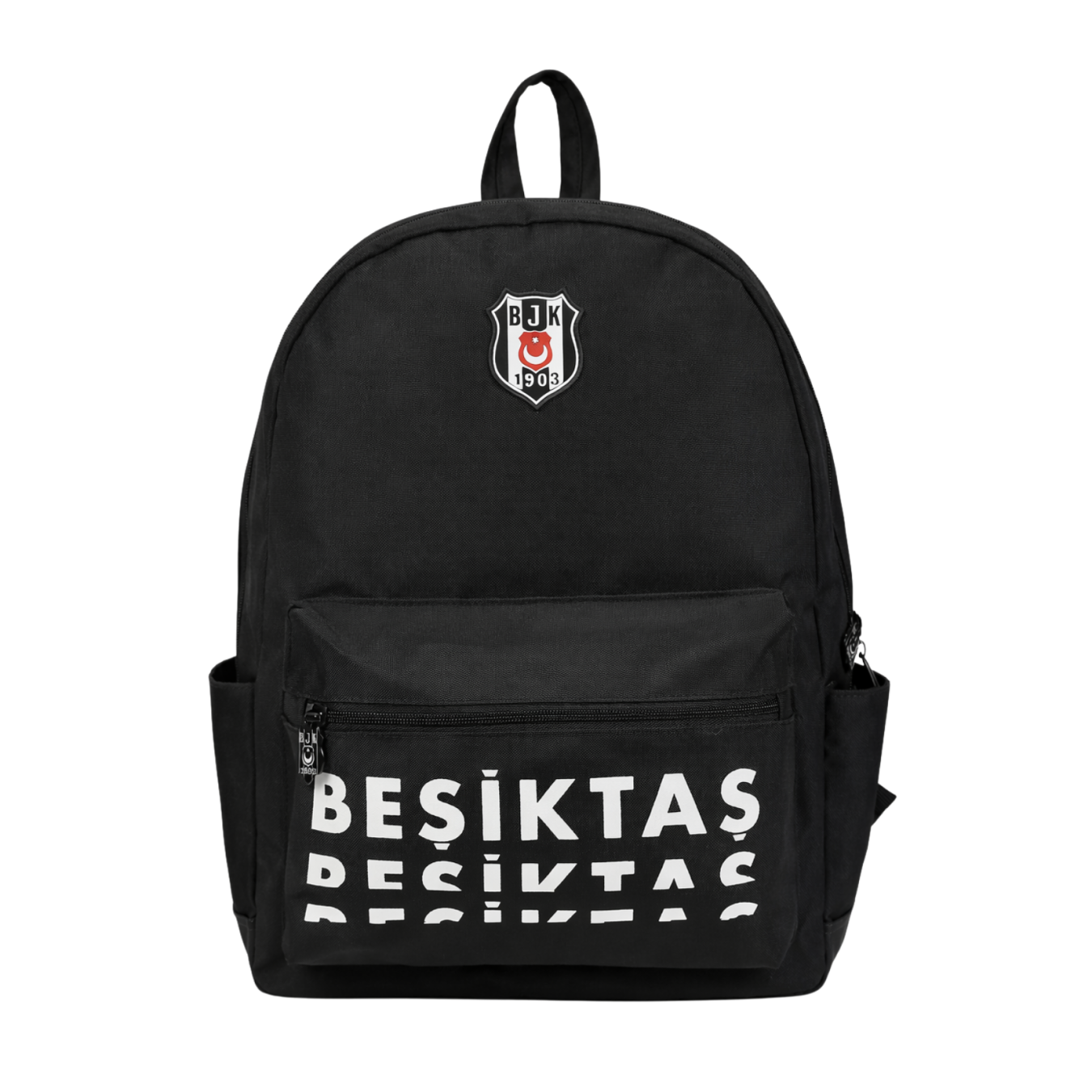 Beşiktaş Lisanslı 3 Bölmeli Sırt Çantası - Laptop Gözlü Su İtici Yazı Baskılı Okul Çantası